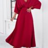 Celebrity light evening dress red